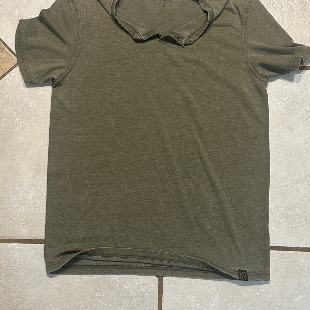 Lucky Brand Olive Green Tee